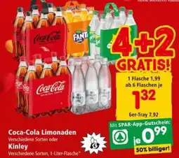 Interspar Coca-Cola Limonaden Kinley Angebot