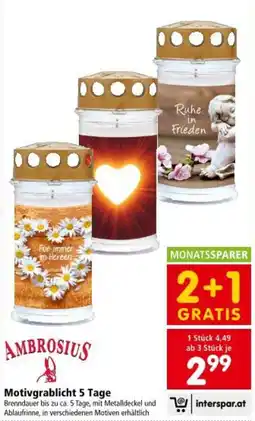 Interspar Motivgrablicht 5 Tage Angebot