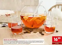 Interspar Bowle-Set mit 6 Gläsern Angebot