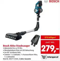 Interspar Bosch Akku-Staubsauger Angebot