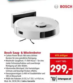 Interspar Bosch Saug- & Wischroboter Angebot