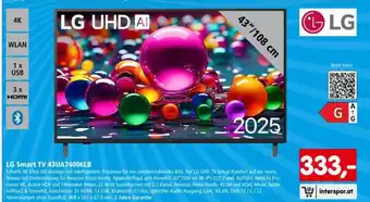 LG Smart TV 43UA74006LB