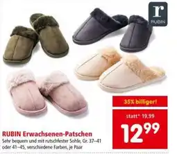 Interspar RUBIN Erwachsenen-Patschen Angebot