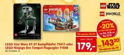 Interspar LEGO Star Wars AT-ST Kampfläufer 75417 oder LEGO Ninjago Der Tempel-Flugsegler 71848 Angebot