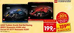 Interspar LEGO Technic Oracle Red Bul Racing RB20 F Rennauto 42206 oder Ferrari SF-24 F1 Rennauto 42207 Angebot