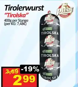 Wurstico Tirolerwurst Angebot