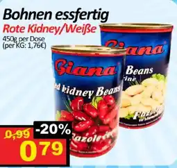 Wurstico Bohnen essfertig Angebot