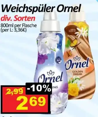 Wurstico Weichspüler Ornel Angebot