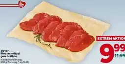 Billa clever Rindsschnitzel geschnitten Angebot