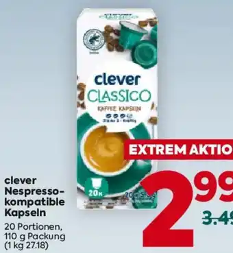 Clever Nespresso- kompatible Kapseln