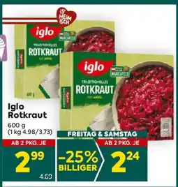 Billa Iglo Rotkraut Angebot