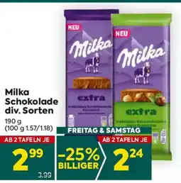 Billa Milka Schokolade Angebot