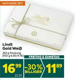 Billa Lindt Gold Weiß Angebot