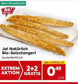 Billa Ja! Natürlich Bio-Salzstangerl Angebot