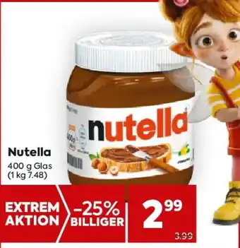 Billa Nutella Angebot