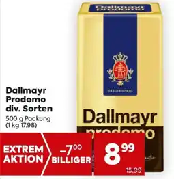 Billa Dallmayr Prodomo Angebot