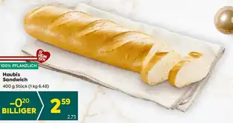Billa Haubis Sandwich Angebot