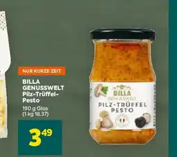 Billa Genusswelt pilz-trüffel- pesto Angebot