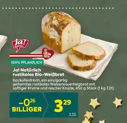 Billa Ja! natürlich rustikales bio-weißbrot Angebot