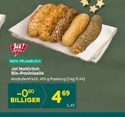 Billa Ja! Natürlich Bio-Paninizeile Angebot