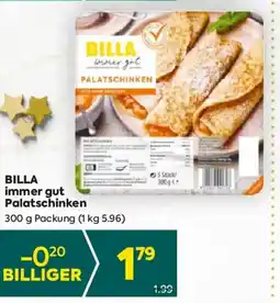 Billa Billa immer gut palatschinken Angebot