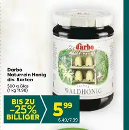 Billa Darbo Naturrein Honig Angebot
