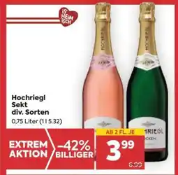 Billa Hochriegl Sekt div. Sorten Angebot