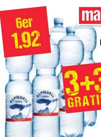 Maximarkt Mineralwasser Angebot