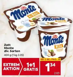 Billa Zott Monte div. Sorten Angebot