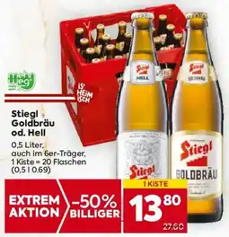 Billa Stiegl Goldbräu od. Hell Angebot