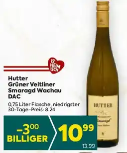 Billa Hutter Grüner Veltliner Smaragd Wachau Angebot