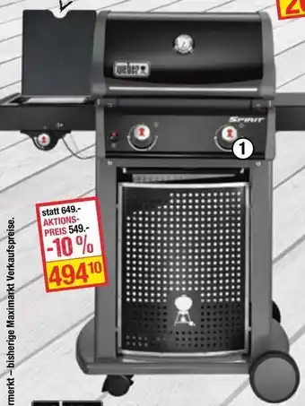 Maximarkt Gasgrill Spirit E-220 Classic Angebot