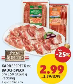 PENNY Karreespeck od. bauchspeck Angebot