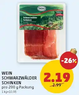 PENNY Wein Schwarzwälder Schinken Angebot
