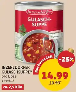 PENNY Inzersdorfer gulaschsuppe Angebot