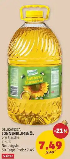 PENNY Delikatessa sonnenblumenöl Angebot