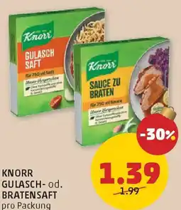 PENNY Knorr gulasch- od. bratensaft Angebot
