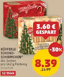 PENNY Küfferle schoko- schirmchen Angebot