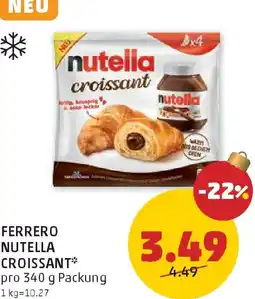 PENNY Ferrero nutella croissant Angebot