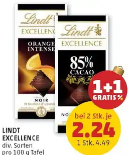 PENNY Lindt excellence div. sorten Angebot