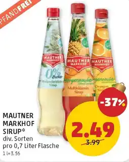PENNY Mautner mauther sirup Angebot