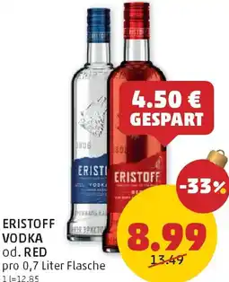 PENNY Eristoff vodka od. RED Angebot