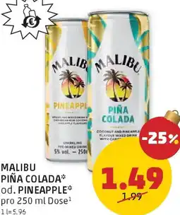 PENNY Malibu malibu piña colada Angebot