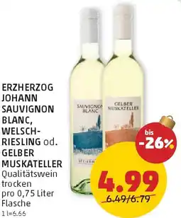PENNY Sauvignon muskateller blanc Angebot