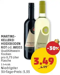 PENNY Martins- kellerei heideboden rot od. weiss Angebot