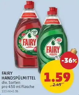 PENNY Fairy handspülmittel Angebot