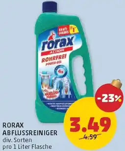 PENNY Rorax abflussreiniger Angebot