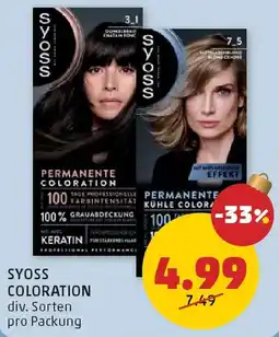 PENNY Syoss coloration Angebot
