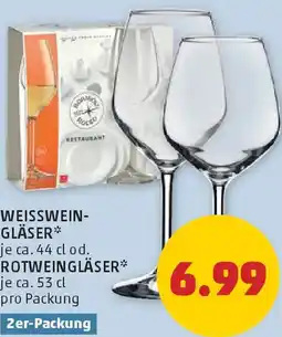 PENNY Weisswein- gläser rotweingläser* Angebot