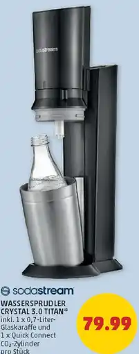PENNY Sodastream wassersprudler crystal 3.0 titan Angebot